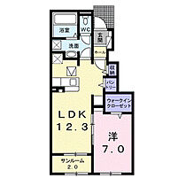 サンリット 102 ｜ 岡山県井原市西江原町1168番地1（賃貸アパート1LDK・1階・50.42㎡） その2