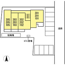 メルヴェーユ 205 ｜ 広島県福山市南本庄2丁目12-3（賃貸アパート1R・2階・37.01㎡） その15