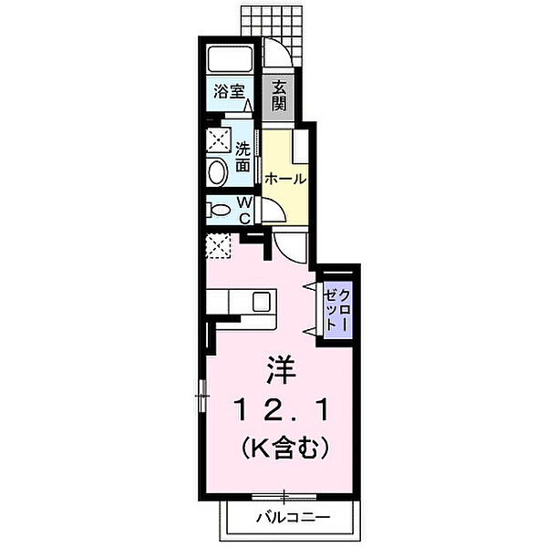 ノイクレール 103｜広島県府中市中須町(賃貸アパート1R・1階・32.90㎡)の写真 その2