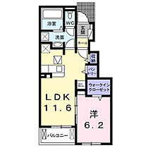 フィグ　キャッスル 104 ｜ 岡山県笠岡市茂平335番地6（賃貸アパート1LDK・1階・44.49㎡） その2