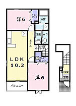 ラフレシールＡ 201 ｜ 広島県福山市津之郷町大字加屋100番地1（賃貸アパート2LDK・2階・57.02㎡） その2