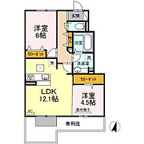 アイメゾン 103 103 ｜ 広島県福山市神村町712-1（賃貸アパート2LDK・1階・56.67㎡） その2