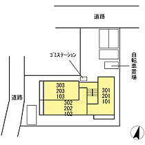 フレッチェ・ボスコIII 201 ｜ 広島県福山市野上町1丁目10-20（賃貸アパート1LDK・2階・41.42㎡） その19