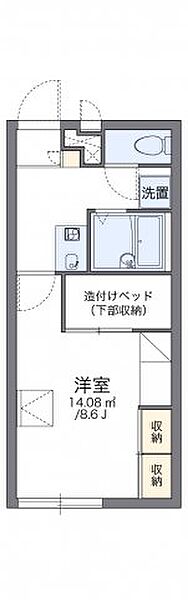 レオパレスＭａｐｌｅV 102｜香川県高松市神在川窪町(賃貸アパート1K・1階・23.18㎡)の写真 その2