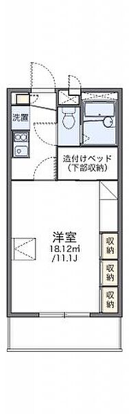 レオパレスＡＳＴ 208｜香川県高松市川島東町(賃貸マンション1K・2階・26.49㎡)の写真 その2