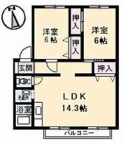 香川県高松市多肥下町88-1（賃貸アパート2LDK・1階・60.35㎡） その2