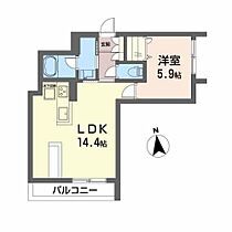 香川県高松市花ノ宮町3丁目1399番4（賃貸マンション1LDK・1階・45.30㎡） その2