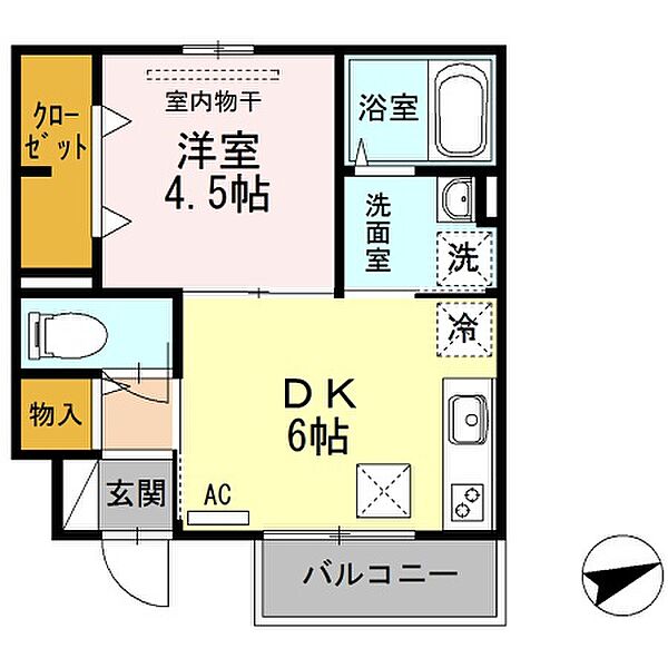 プログレスＭＴ ｜香川県高松市太田上町(賃貸アパート1DK・1階・29.87㎡)の写真 その2