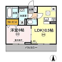 香川県高松市上天神町725-1（賃貸アパート1LDK・3階・40.04㎡） その2