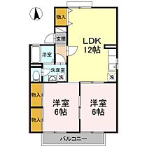 香川県高松市木太町1927-1（賃貸アパート2LDK・2階・55.90㎡） その2