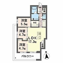 香川県高松市木太町5040-13（賃貸アパート3LDK・3階・77.85㎡） その2