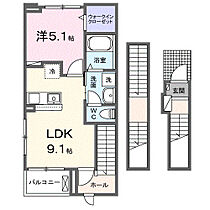 香川県高松市元山町1067番地1（賃貸アパート1LDK・3階・42.20㎡） その2