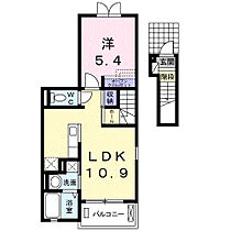 香川県丸亀市飯野町東二甲1834番地1（賃貸アパート1LDK・2階・41.30㎡） その2