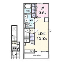 香川県高松市多肥下町107番地1（賃貸アパート1LDK・2階・42.56㎡） その2