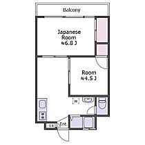 東京都大田区山王2丁目（賃貸マンション2LDK・3階・37.58㎡） その2