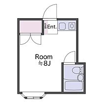 東京都大田区南久が原2丁目（賃貸アパート1R・2階・18.00㎡） その2