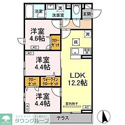 間取図画像 3LDK