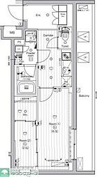 仮称)PREMIUM CUBE世田谷 2Kの間取図画像