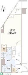 ブライズ用賀 1Kの間取図画像