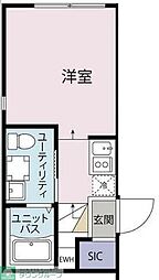 BELFIORESancha ワンルームの間取図画像