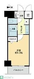 菱和パレス明大前壱番館 1Kの間取図画像