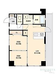 ONE ROOF FLAT NISHIWASEDA 5階2LDKの間取り