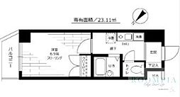 ステージファースト目白第2 1Kの間取図画像