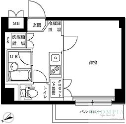 ルーブ野方伍番館 1Kの間取図画像