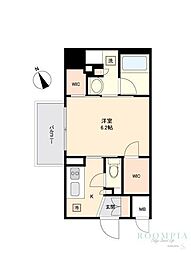 Primal杉並方南町 1Kの間取図画像