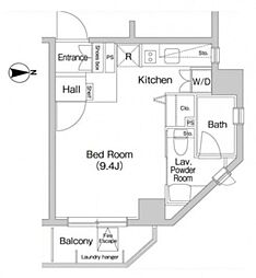 PRIMEURBAN目白 ワンルームの間取図画像
