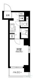 菱和パレス早稲田参番館 1Kの間取図画像