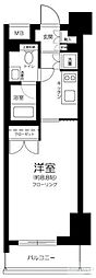 コンシェリア西新宿 1Kの間取図画像