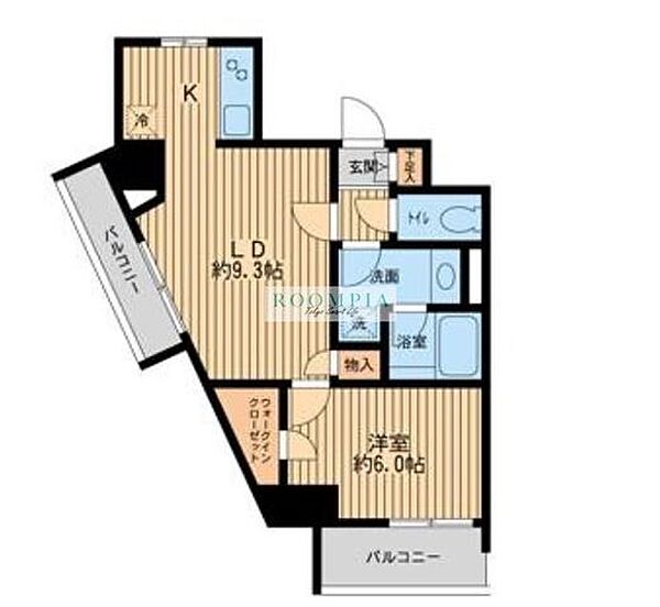 ＨＦ早稲田レジデンス 1306｜東京都新宿区弁天町(賃貸マンション1LDK・13階・44.04㎡)の写真 その2