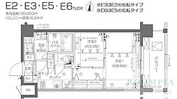 ズーム新宿西落合 2Kの間取図画像
