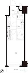 ルーブル五反野弐番館 1Kの間取図画像