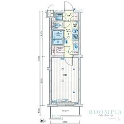 ルーブル新宿西落合八番館 1Kの間取図画像