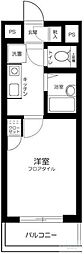 スカイコート新宿落合6 1Kの間取図画像