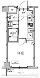 セルベコート鷺宮 1Kの間取図画像