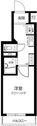 ステージファースト目白 1Kの間取図画像
