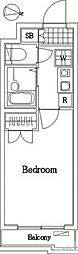 アヴァンティ哲学堂公園 1Kの間取図画像