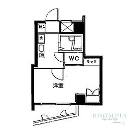 ロイヤルパレス高円寺 1Kの間取図画像