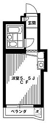 NHレジデンス中野 ワンルームの間取図画像