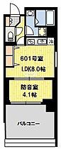 ｈａｒｕ 601 ｜ 東京都新宿区早稲田鶴巻町549-5（賃貸マンション1LDK・6階・32.10㎡） その2