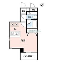 フォレストコート 401 ｜ 東京都新宿区上落合２丁目3-6（賃貸マンション1R・4階・26.38㎡） その2