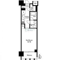 プライマル新宿若松町 408 ｜ 東京都新宿区若松町6-11（賃貸マンション1K・4階・28.26㎡） その2