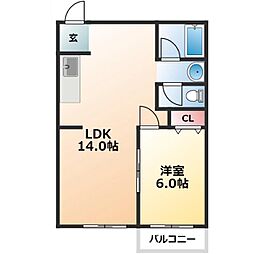 間取図画像 1LDK