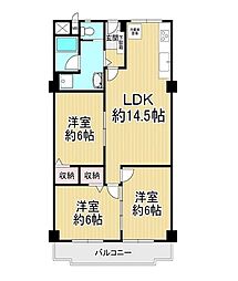 メガロコープ平野5号棟　3階部分