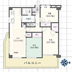 間取図画像 3LDK