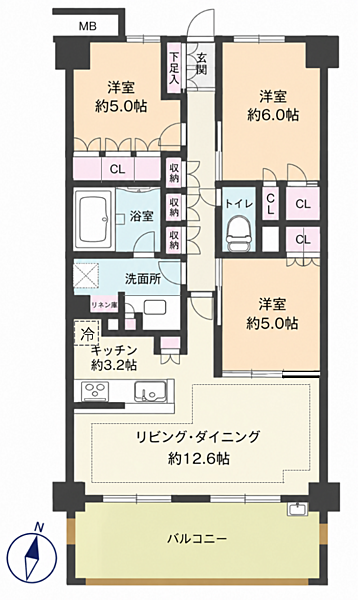 間取りを拡大表示