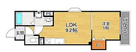 大阪府交野市郡津1丁目（賃貸アパート1LDK・2階・33.39㎡） その2